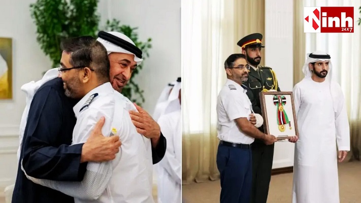 कैप्टन स्मित मच्छार को UAE का सर्वोच्च सम्मान, फ्लाइट FZ1073 में यात्रियों की सुरक्षा के लिए दिखाई थी बहादुरी